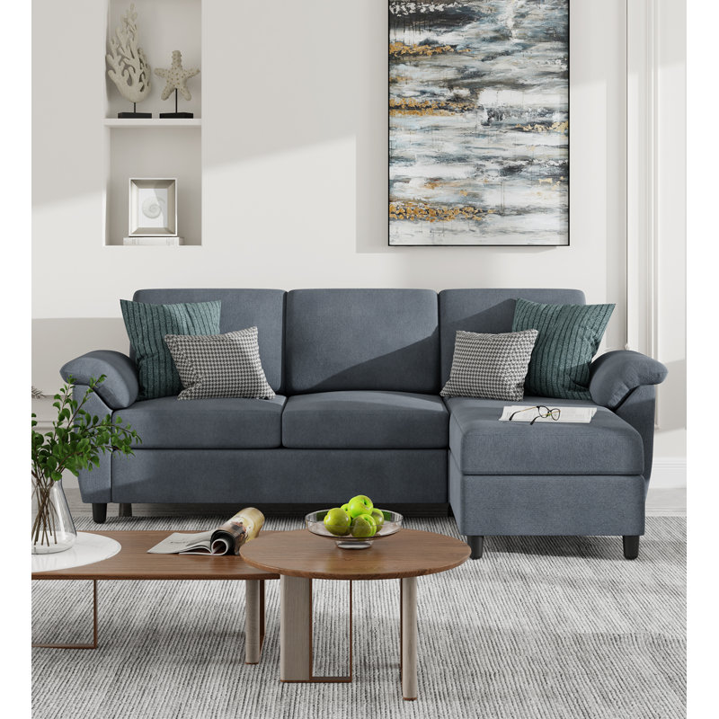 Wade Logan Ashleh Upholstered Sectional Sofa only 339.99
